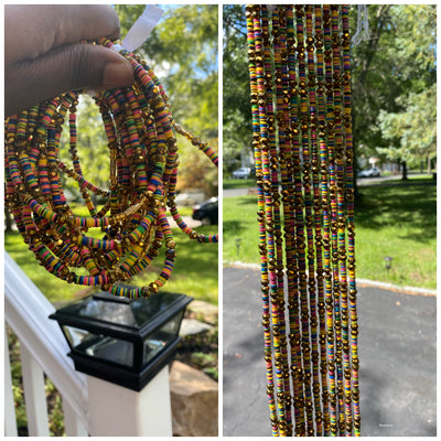 Waist Beads and Matching Anklet  set